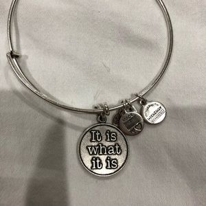 Alex and Ani silver bangle bracelet